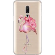 Силіконовий чохол BoxFace Meizu 15 Plus Floral Flamingo (35783-cc12)