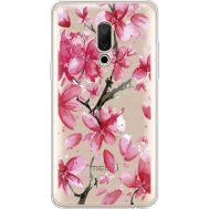 Силіконовий чохол BoxFace Meizu 15 Plus Pink Magnolia (35783-cc37)