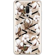 Силіконовий чохол BoxFace Meizu 15 Plus Cotton flowers (35783-cc50)