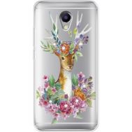 Силіконовий чохол BoxFace Meizu M5 Note Deer with flowers (935009-rs5)