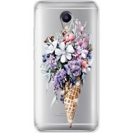 Силіконовий чохол BoxFace Meizu M5 Note Ice Cream Flowers (935009-rs17)