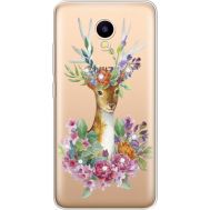 Силіконовий чохол BoxFace Meizu M5C Deer with flowers (935051-rs5)