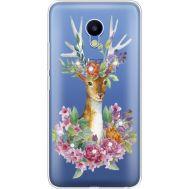 Силіконовий чохол BoxFace Meizu M5 Deer with flowers (935998-rs5)