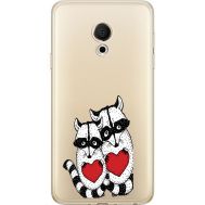Силіконовий чохол BoxFace Meizu M15 (15 Lite) Raccoons in love (35007-cc29)