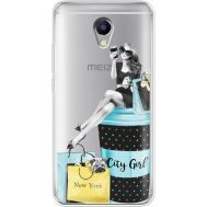 Силіконовий чохол BoxFace Meizu M5 Note City Girl (35009-cc56)