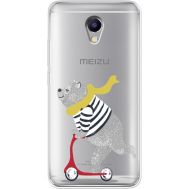 Силіконовий чохол BoxFace Meizu M5 Note Happy Bear (35009-cc10)