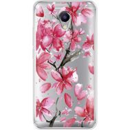 Силіконовий чохол BoxFace Meizu M5 Note Pink Magnolia (35009-cc37)