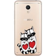 Силіконовий чохол BoxFace Meizu M6 Raccoons in love (35010-cc29)