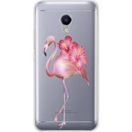 Силіконовий чохол BoxFace Meizu M5s Floral Flamingo (35041-cc12)
