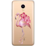 Силіконовий чохол BoxFace Meizu M5C Floral Flamingo (35051-cc12)