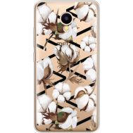 Силіконовий чохол BoxFace Meizu M5C Cotton flowers (35051-cc50)