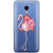 Силіконовий чохол BoxFace Meizu M5 Floral Flamingo (35998-cc12)