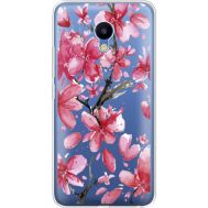 Силіконовий чохол BoxFace Meizu M5 Pink Magnolia (35998-cc37)