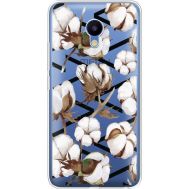 Силіконовий чохол BoxFace Meizu M5 Cotton flowers (35998-cc50)