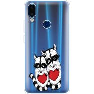 Силіконовий чохол BoxFace Meizu Note 9 Raccoons in love (36864-cc29)