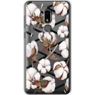 Силіконовий чохол BoxFace Meizu M8 Lite Cotton flowers (35869-cc50)