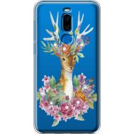 Силіконовий чохол BoxFace Meizu X8 Deer with flowers (935839-rs5)