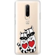 Силіконовий чохол BoxFace OnePlus 7 Pro Raccoons in love (37259-cc29)