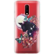 Силіконовий чохол BoxFace OnePlus 7 Cat in Flowers (937258-rs10)
