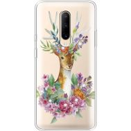 Силіконовий чохол BoxFace OnePlus 7 Pro Deer with flowers (937259-rs5)