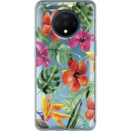 Силіконовий чохол BoxFace OnePlus 7T Tropical Flowers (38482-cc43)
