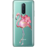 Силіконовий чохол BoxFace OnePlus 8 Floral Flamingo (39990-cc12)