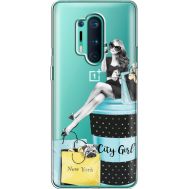 Силіконовий чохол BoxFace OnePlus 8 Pro City Girl (39995-cc56)