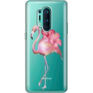 Силіконовий чохол BoxFace OnePlus 8 Pro Floral Flamingo (39995-cc12)