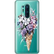 Силіконовий чохол BoxFace OnePlus 8 Pro Ice Cream Flowers (939995-rs17)