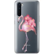 Силіконовий чохол BoxFace OnePlus Nord Floral Flamingo (40981-cc12)