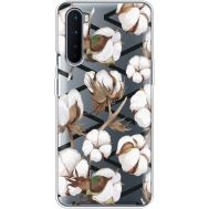 Силіконовий чохол BoxFace OnePlus Nord Cotton flowers (40981-cc50)