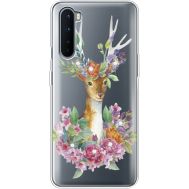 Силіконовий чохол BoxFace OnePlus Nord Deer with flowers (940981-rs5)