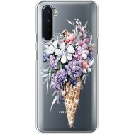 Силіконовий чохол BoxFace OnePlus Nord Ice Cream Flowers (940981-rs17)