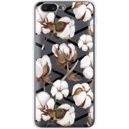 Силіконовий чохол BoxFace OnePlus 5 Cotton flowers (35825-cc50)