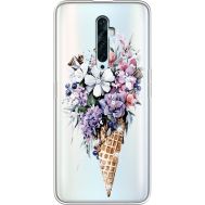 Силіконовий чохол BoxFace OPPO Reno2 Z Ice Cream Flowers (938510-rs17)