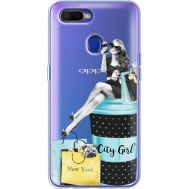 Силіконовий чохол BoxFace OPPO A5s City Girl (38515-cc56)