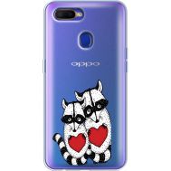 Силіконовий чохол BoxFace OPPO A5s Raccoons in love (38515-cc29)