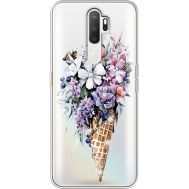 Силіконовий чохол BoxFace OPPO A5 2020 Ice Cream Flowers (938520-rs17)