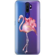 Силіконовий чохол BoxFace OPPO A9 2020 Floral Flamingo (38525-cc12)
