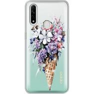 Силіконовий чохол BoxFace OPPO A31 Ice Cream Flowers (939939-rs17)