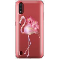 Силіконовий чохол BoxFace Samsung A015 Galaxy A01 Floral Flamingo (38841-cc12)