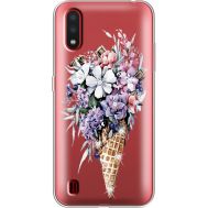 Силіконовий чохол BoxFace Samsung A015 Galaxy A01 Ice Cream Flowers (938841-rs17)