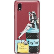 Силіконовий чохол BoxFace Samsung A013 Galaxy A01 Core City Girl (40877-cc56)