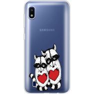 Силіконовий чохол BoxFace Samsung A105 Galaxy A10 Raccoons in love (36868-cc29)