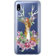 Силіконовий чохол BoxFace Samsung A105 Galaxy A10 Deer with flowers (936868-rs5)