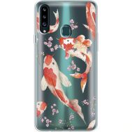 Силіконовий чохол BoxFace Samsung A207 Galaxy A20s Japanese Koi Fish (38126-cc3)