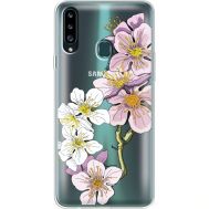 Силіконовий чохол BoxFace Samsung A207 Galaxy A20s Cherry Blossom (38126-cc4)