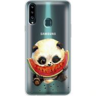 Силіконовий чохол BoxFace Samsung A207 Galaxy A20s Little Panda (38126-cc21)