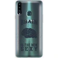 Силіконовий чохол BoxFace Samsung A207 Galaxy A20s Sexy Brain (38126-cc47)