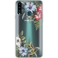 Силіконовий чохол BoxFace Samsung A207 Galaxy A20s Floral (38126-cc54)